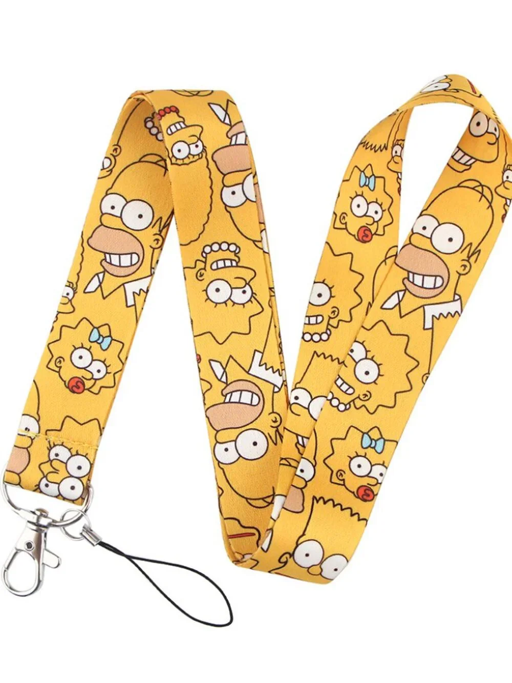 The Simpsons Keychain Badge Lanyard